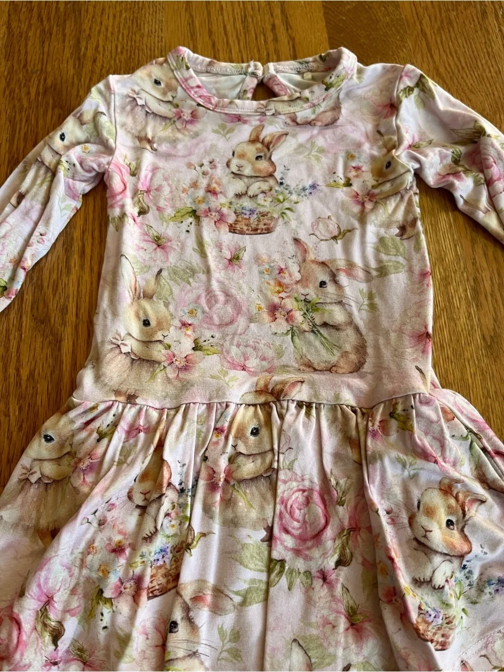 Bums & Roses Hunny Bunny Ruffle Dress Size 12-18 month